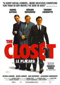 Closet Movie Poster Print showcasing vibrant colors and cinematic theme.
