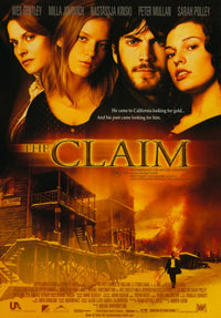 The Claim Movie Poster showcasing dramatic themes and powerful imagery.