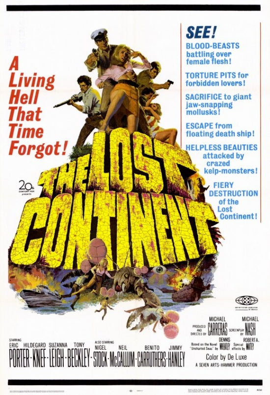 The Lost Continent Movie Poster Print showcasing classic cinema art.