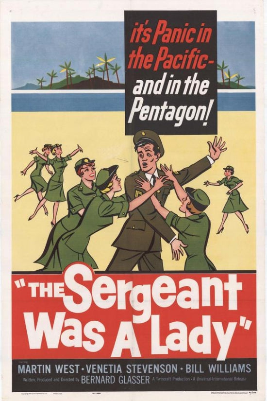 Sergeant Was a Lady Movie Poster Print showcasing classic cinema art.