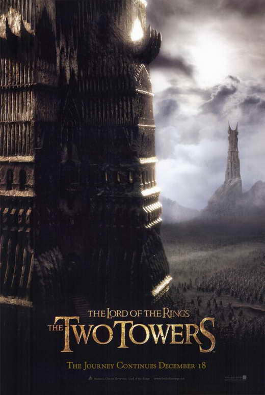 Lord of the Rings: The Two Towers Movie Poster Print (11x17)