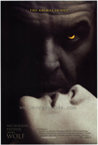 Wolf Movie Poster Print featuring captivating cinematic artwork.