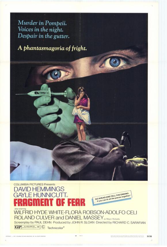 Fragment of Fear Movie Poster Print showcasing suspense and intrigue.