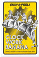 Clock Work Banana Movie Poster Print showcasing vibrant colors and quirky design.