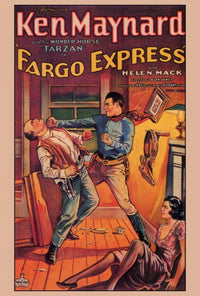 Fargo Express Movie Poster Print showcasing vibrant colors and film art.