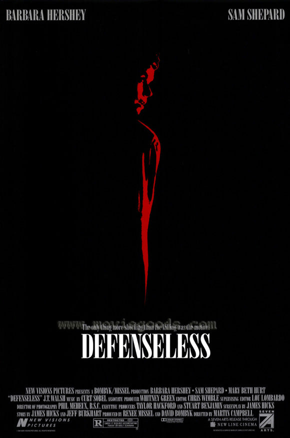 Defenseless Movie Poster Print showcasing cinematic drama.