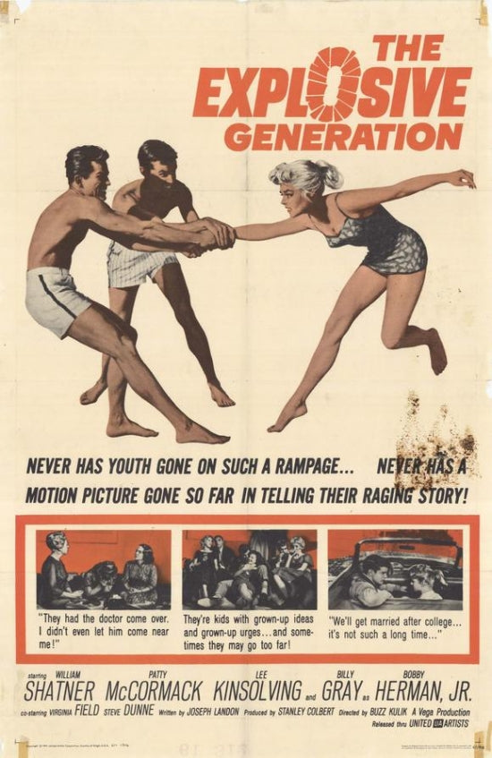 The Explosive Generation Movie Poster Print showcasing vibrant colors and dynamic imagery.