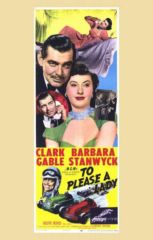 To Please a Lady Movie Poster Print - Classic Film Decor
