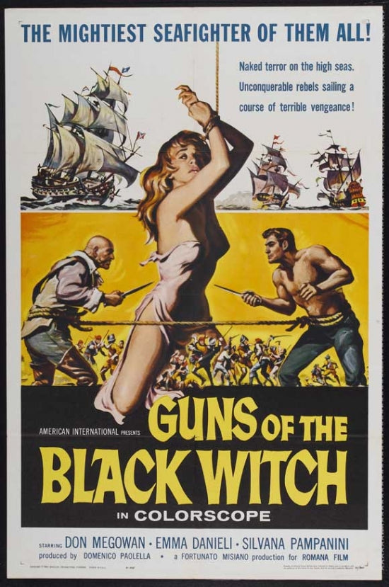 Guns of the Black Witch Movie Poster Print showcasing classic cinema art.