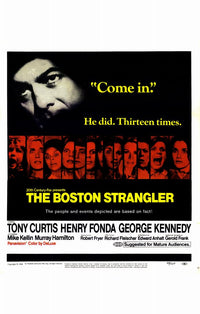 The Boston Strangler Movie Poster Print featuring suspenseful design.