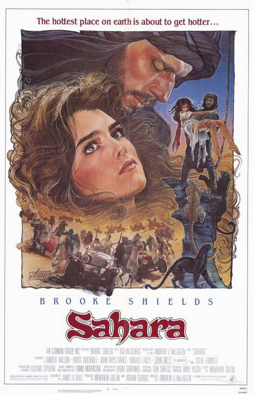 Sahara Movie Poster Print showcasing desert adventure