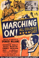 Marching On Movie Poster Print showcasing resilience and determination.