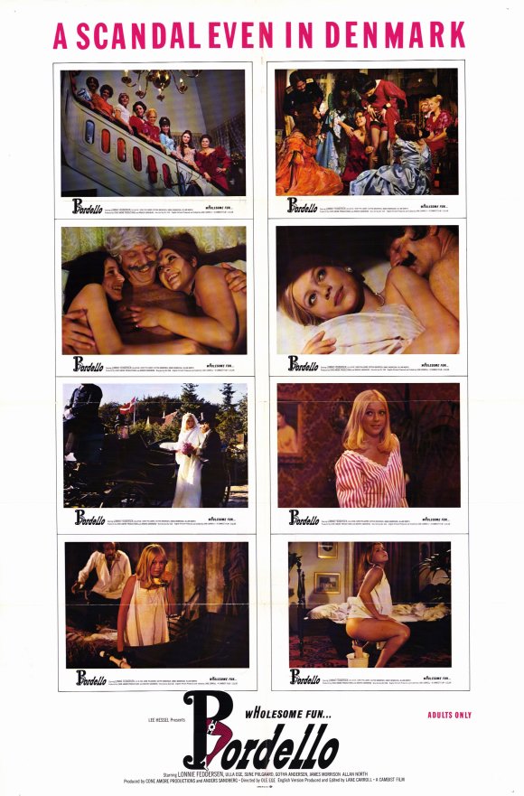 Bordello Movie Poster Print showcasing captivating film art