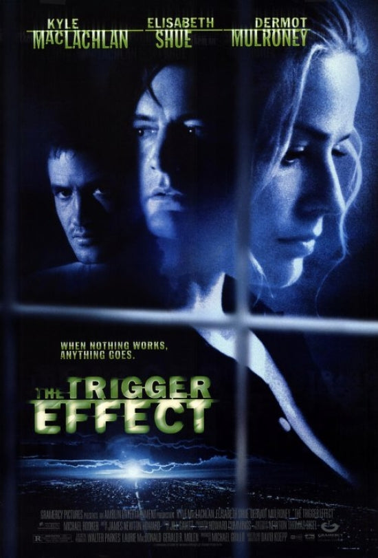 The Trigger Effect Movie Poster Print showcasing thrilling visuals.