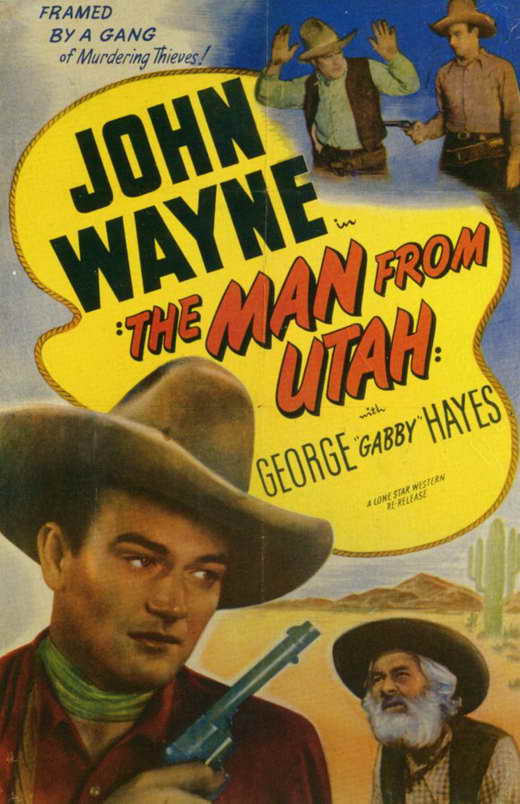The Man from Utah Movie Poster Print showcasing classic western cinema.