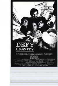 Defy Gravity Movie Poster Print featuring vibrant colors and cinematic design.