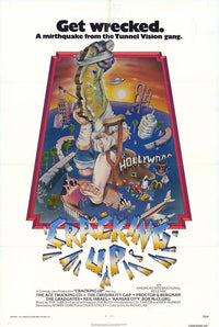 Cracking Up Movie Poster Print featuring comedic artwork