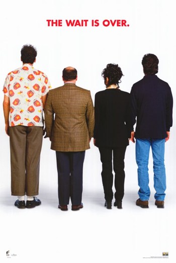 Seinfeld Movie Poster Print featuring iconic TV show moments.