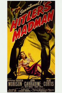 Hitler's Madman Movie Poster Print featuring dramatic imagery.