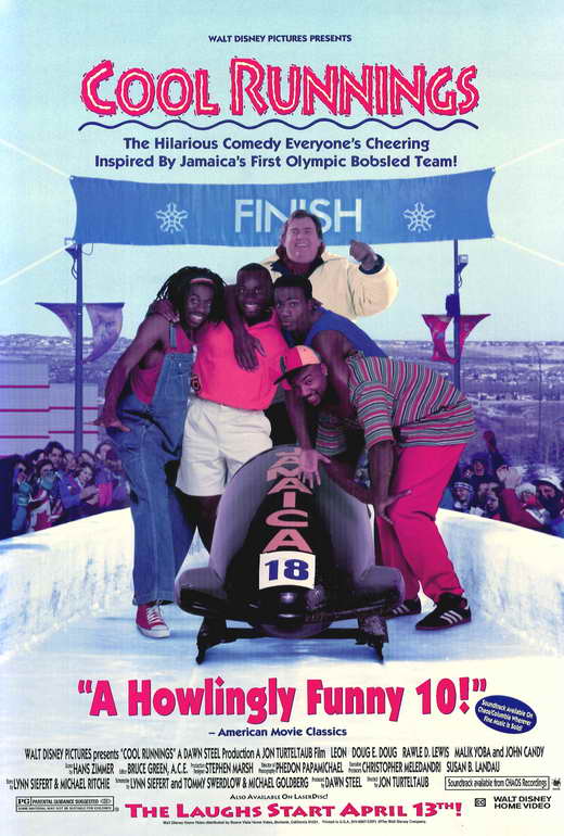 Cool Runnings Movie Poster Print featuring vibrant colors and iconic imagery.