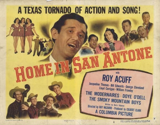 Home in San Antone Movie Poster Print showcasing classic cinema.