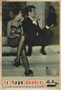 Houdini Movie Poster Print showcasing the essence of magic and illusion.