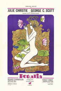 Petulia Movie Poster Print showcasing classic cinema art.