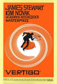 Vertigo Movie Poster Print (27x40) - Classic Alfred Hitchcock Film