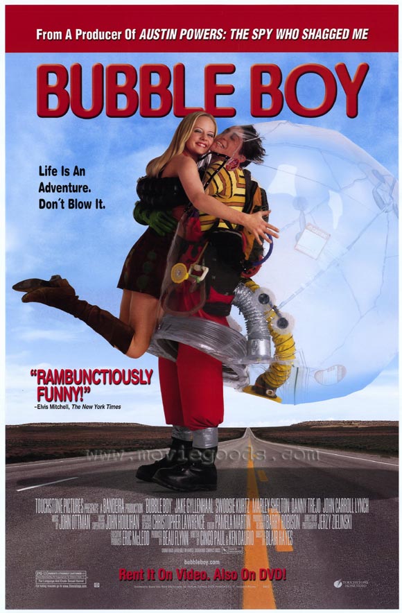 Bubble Boy Movie Poster Print showcasing whimsical film art.