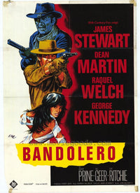 Bandolero! Movie Poster Print featuring vibrant cinema artwork.