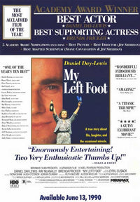 My Left Foot Movie Poster Print showcasing classic cinema art.