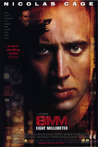 8mm Movie Poster Print showcasing classic cinema art.