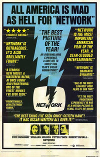 Network Movie Poster Print showcasing iconic film artwork