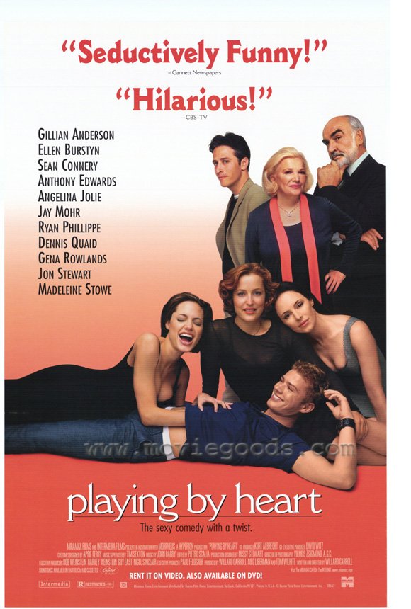 Playing by Heart Movie Poster Print capturing cinematic essence.