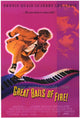 Great Balls of Fire Movie Poster Print showcasing vibrant colors.