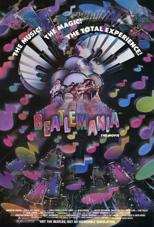 Beatlemania! The Movie Poster Print featuring The Beatles.