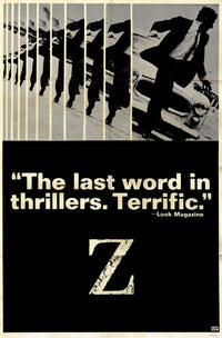 Z Movie Poster Print showcasing vibrant design and cinematic art.