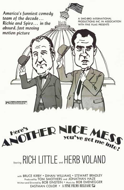 Another Nice Mess Movie Poster Print featuring classic comedy imagery.