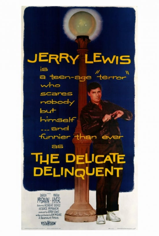 The Delicate Delinquent Movie Poster Print showcasing classic cinema art.