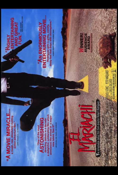 El Mariachi Movie Poster Print featuring vibrant imagery and colors.
