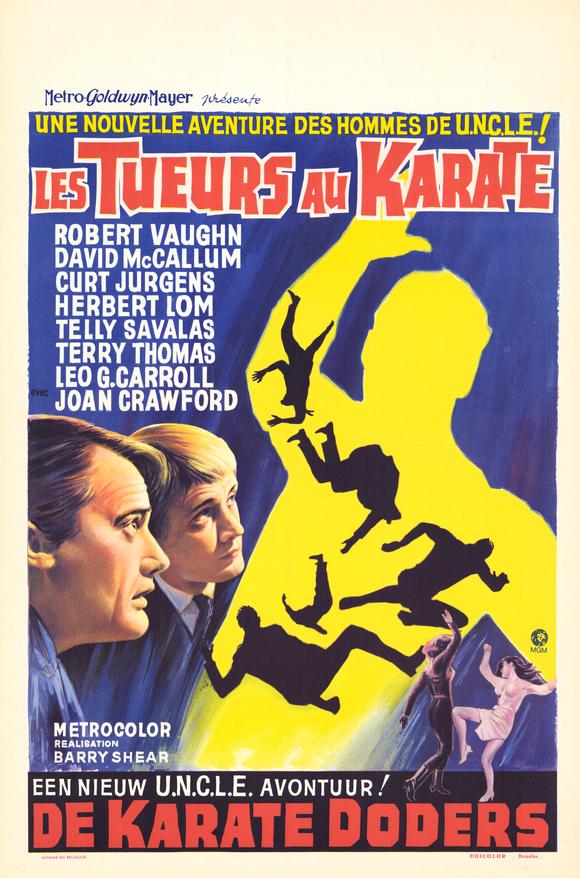 Karate Killers Movie Poster Print showcasing martial arts action