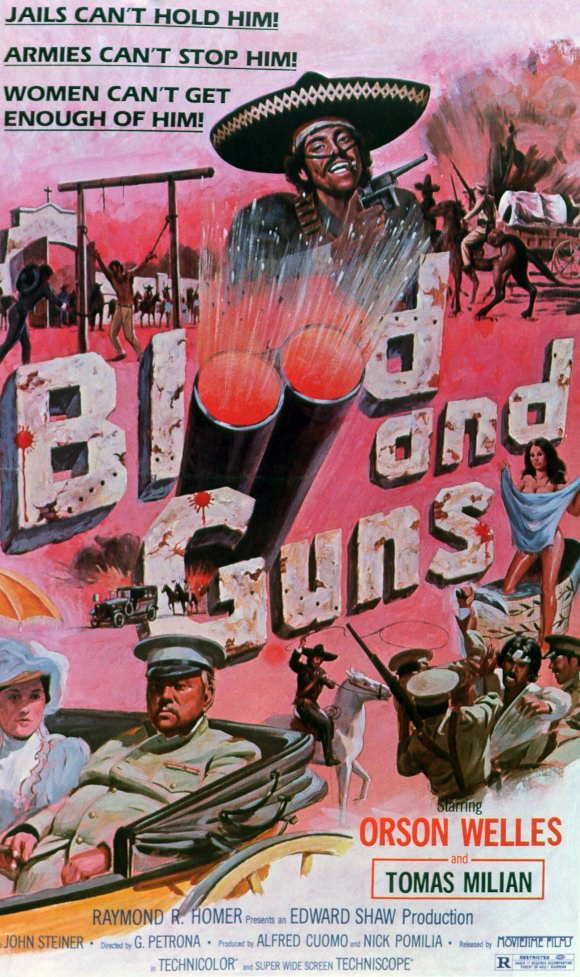 Blood and Guns Movie Poster Print showcasing dramatic visuals.