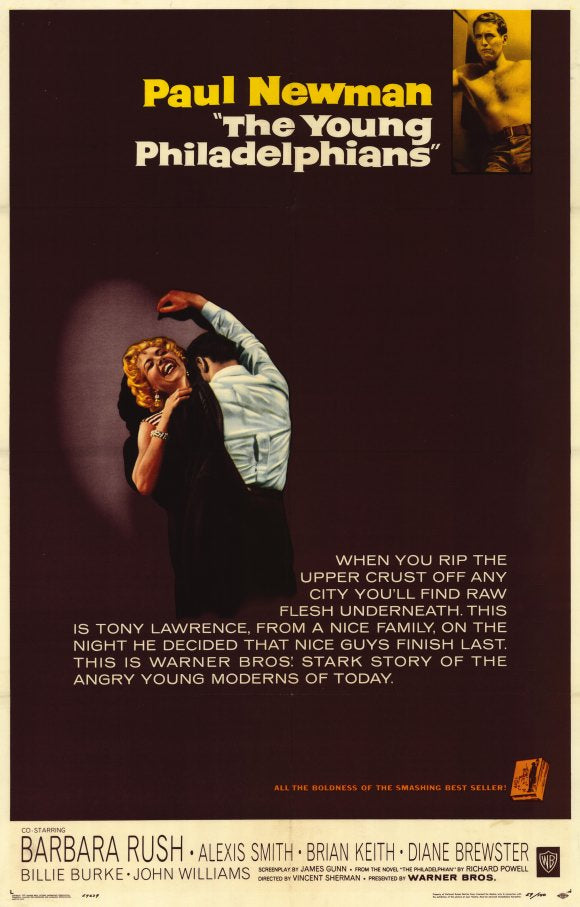 The Young Philadelphians Movie Poster Print showcasing classic film art.