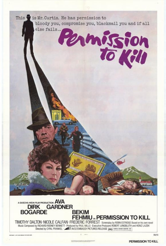 Permission To Kill Movie Poster Print showcasing vibrant film art.