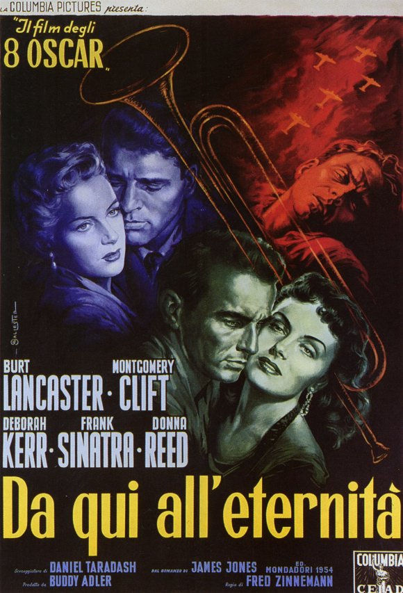 From Here to Eternity Movie Poster Print showcasing classic cinematic art.