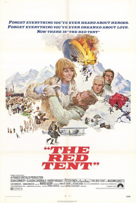 The Red Tent Movie Poster Print featuring vibrant imagery and cinematic appeal.