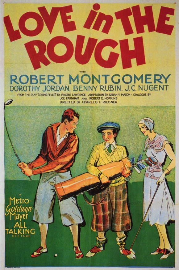 Love in the Rough Movie Poster Print showcasing romantic themes.