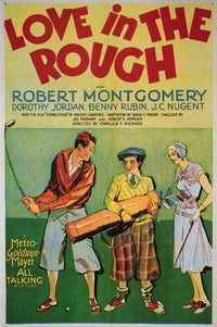 Love in the Rough Movie Poster Print showcasing romantic themes.
