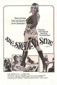 Love Swedish Style Movie Poster Print showcasing Scandinavian design.