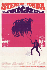 Firecreek Movie Poster Print showcasing classic western film art.